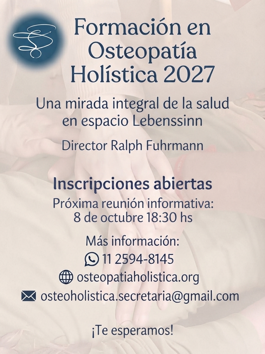 Flyer Informativo: Inscripciones Abiertas 2027 y Próxima Reunión Informativa 8 de Octubre